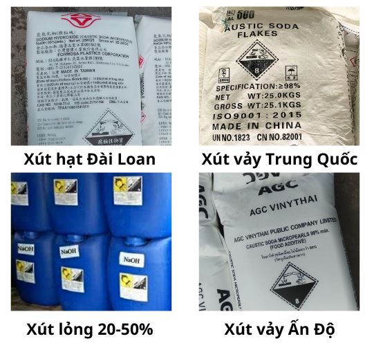 các loại hydroxide kim loại phổ biến và ứng dụng