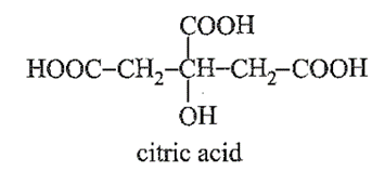 công thức hóa học của chanh