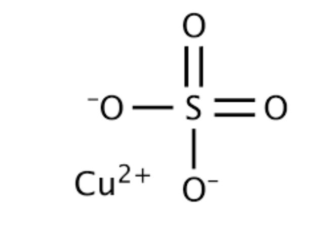 công thức hóa học của đồng sunfat là gì