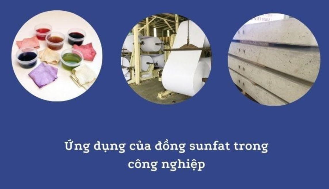 ứng dụng của đồng sunfat trong đời sống và công nghiệp